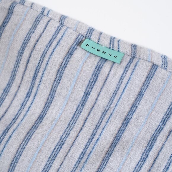 Vissla Flannel Shirt Snap Button Reversible Burshed Cotton Gray Blue XL - Picture 11 of 16